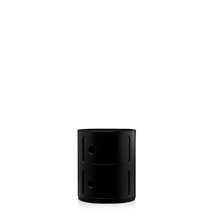 Ferrieri 32cm Black ABS Plastic Modular Storage Unit