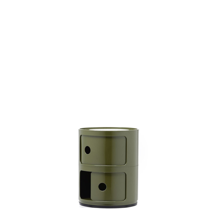 Kartell Componibili by Anna Castelli Ferrieri 12.5" Green Modular Storage Unit