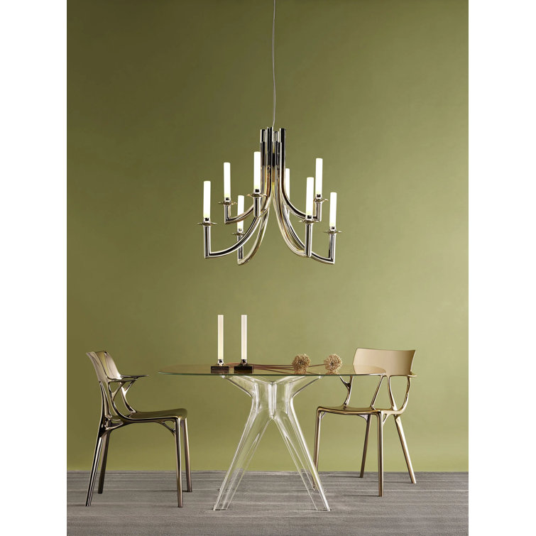 Philippe Starck Matte Bronze Polycarbonate Chandelier