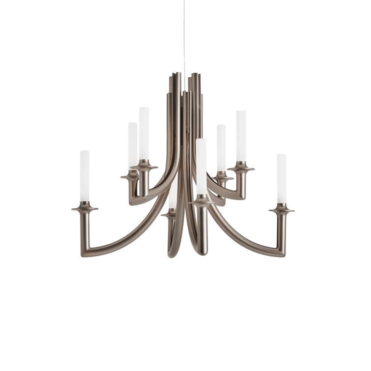 Philippe Starck Matte Bronze Polycarbonate Chandelier