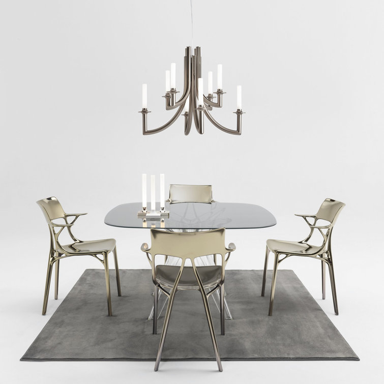 Philippe Starck Matte Bronze Polycarbonate Chandelier