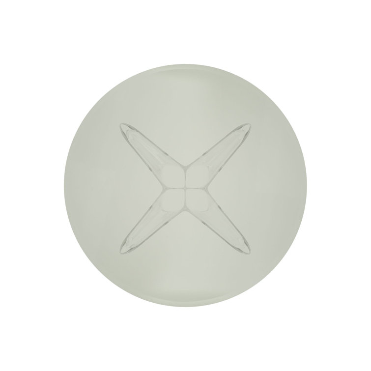 Sir Gio 120cm Round Glass Dining Table in Yellow / Transparent