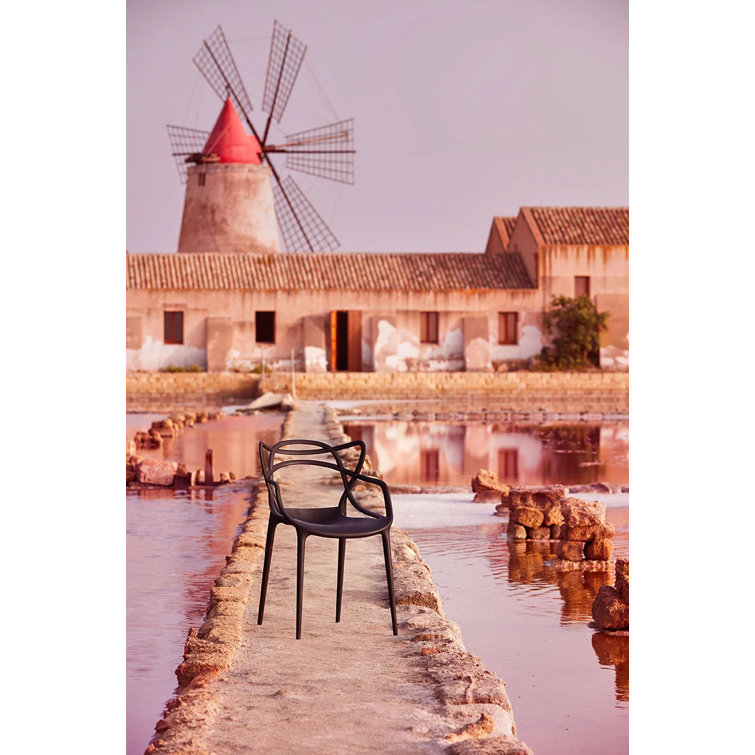 Masters Fusion Tribute Black Stackable Chair by Philippe Starck