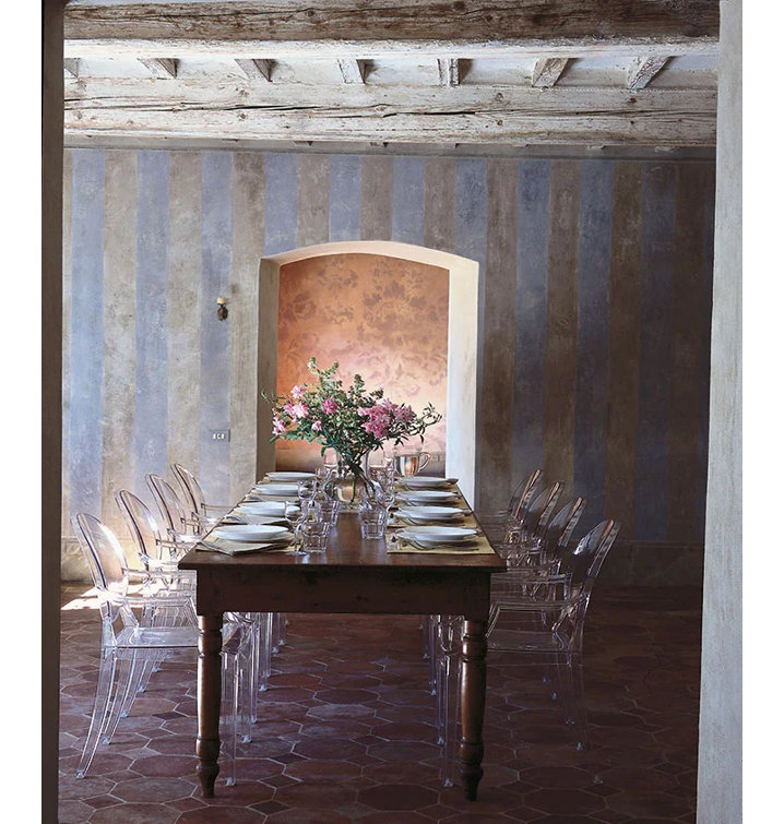 Crystal Clear Polycarbonate Dining Armchair
