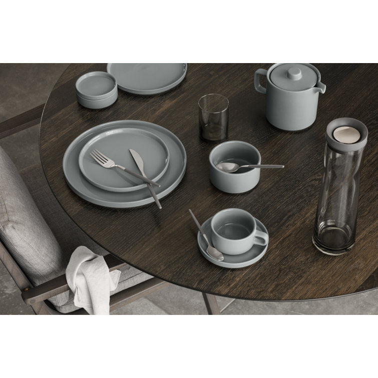 Moonbeam Ceramic 9oz Stackable Coffee Mug Set