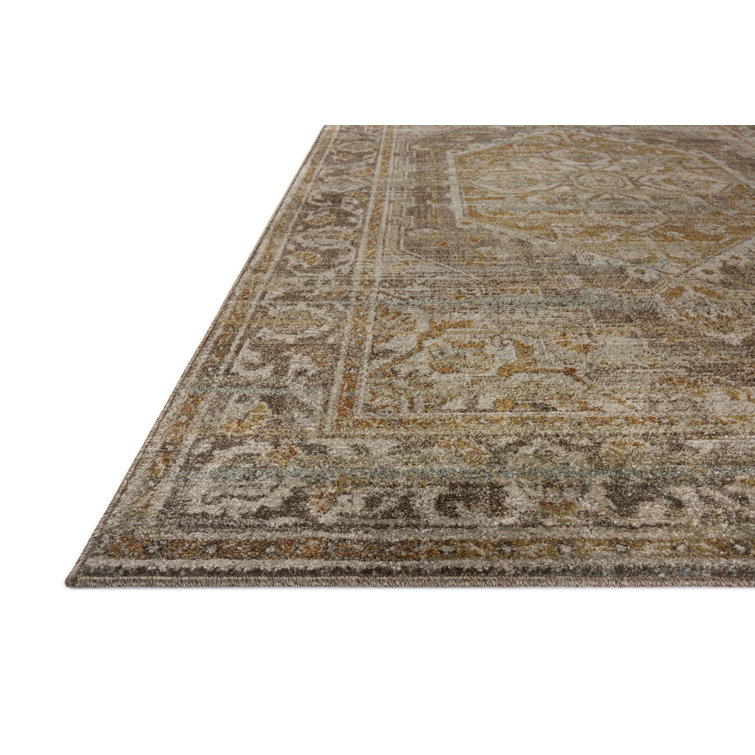 Bark Sunrise 5' x 7' Wool and Cotton Rectangular Area Rug
