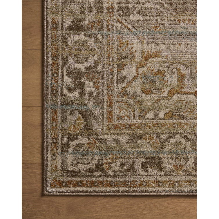 Bark Sunrise 5' x 7' Wool and Cotton Rectangular Area Rug
