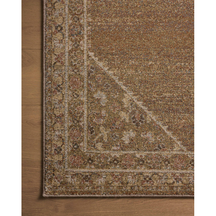 Sunset and Natural 10' x 14' Synthetic Area Rug