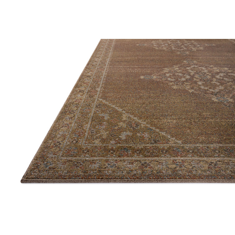 Sunset and Natural 10' x 14' Synthetic Area Rug