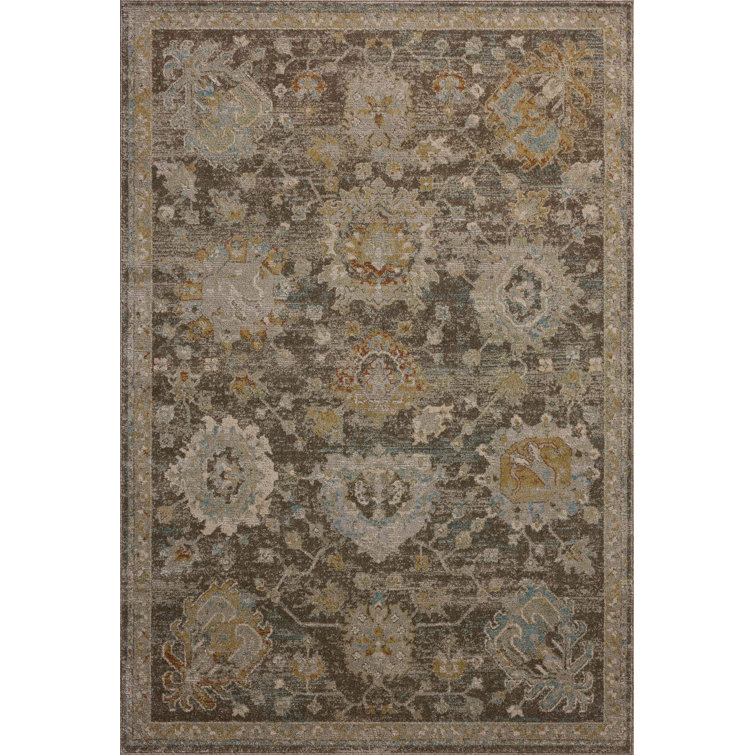 Bark Multi 5' x 7'8" Wool and Cotton Traditional Area Rug