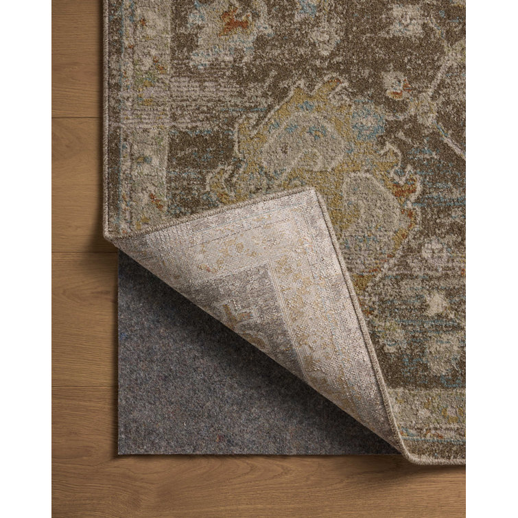 Bark Multi 5' x 7'8" Wool and Cotton Traditional Area Rug