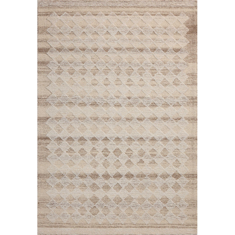 Ivory Wool Hand-Tufted Runner Rug 2.6x10