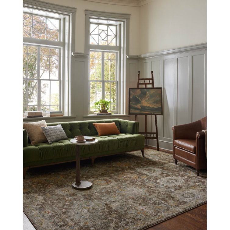 Bark Multi 5' x 7'8" Wool and Cotton Traditional Area Rug
