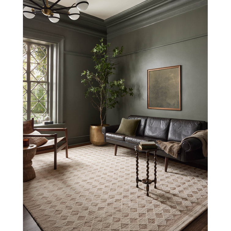 Ivory Wool Hand-Tufted Runner Rug 2.6x10