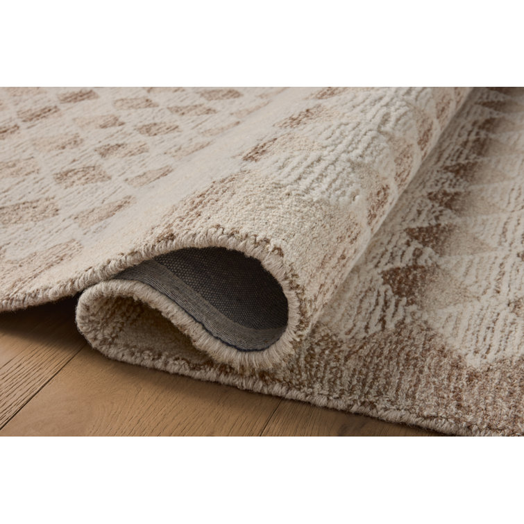 Ivory Wool Hand-Tufted Runner Rug 2.6x10