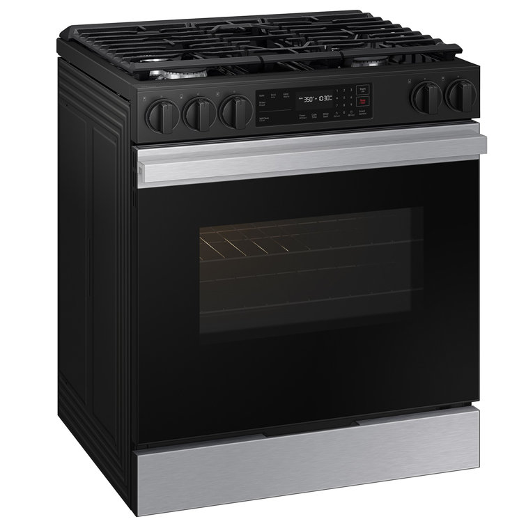 Samsung 6.0 cu. ft. Stainless Steel Smart Slide-In Gas Range