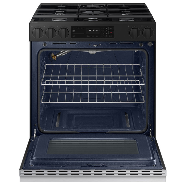 Samsung 6.0 cu. ft. Stainless Steel Smart Slide-In Gas Range