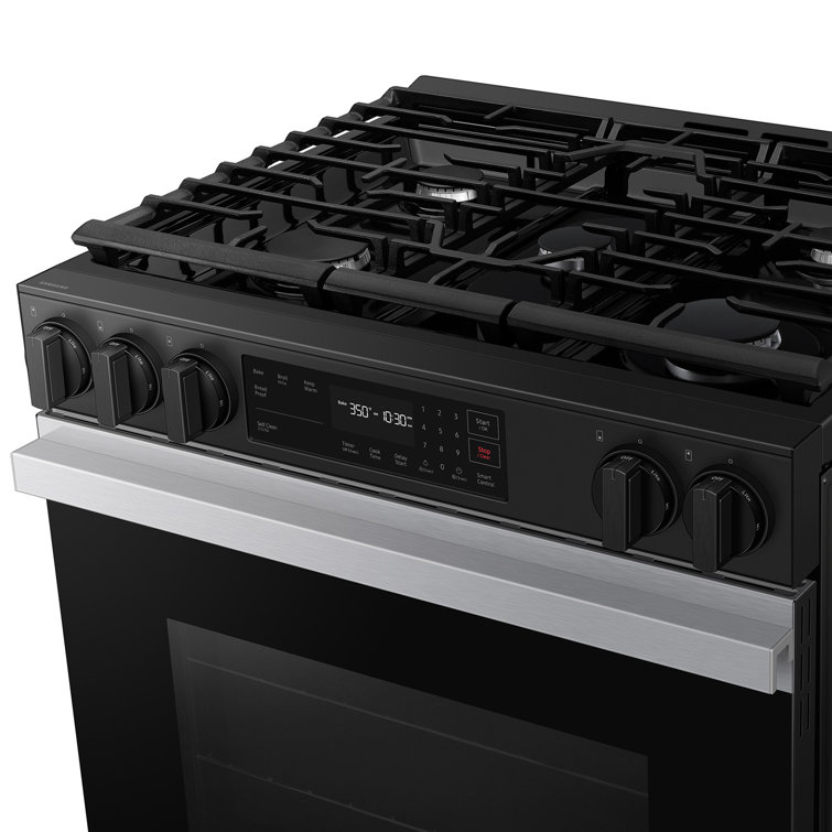 Samsung 6.0 cu. ft. Stainless Steel Smart Slide-In Gas Range