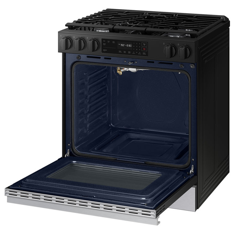 Samsung 6.0 cu. ft. Stainless Steel Smart Slide-In Gas Range