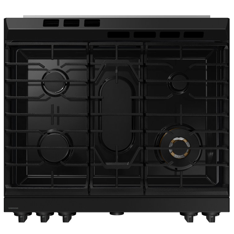 Stainless Steel 6.0 cu. ft. Smart Slide-In Gas Range with Griddle