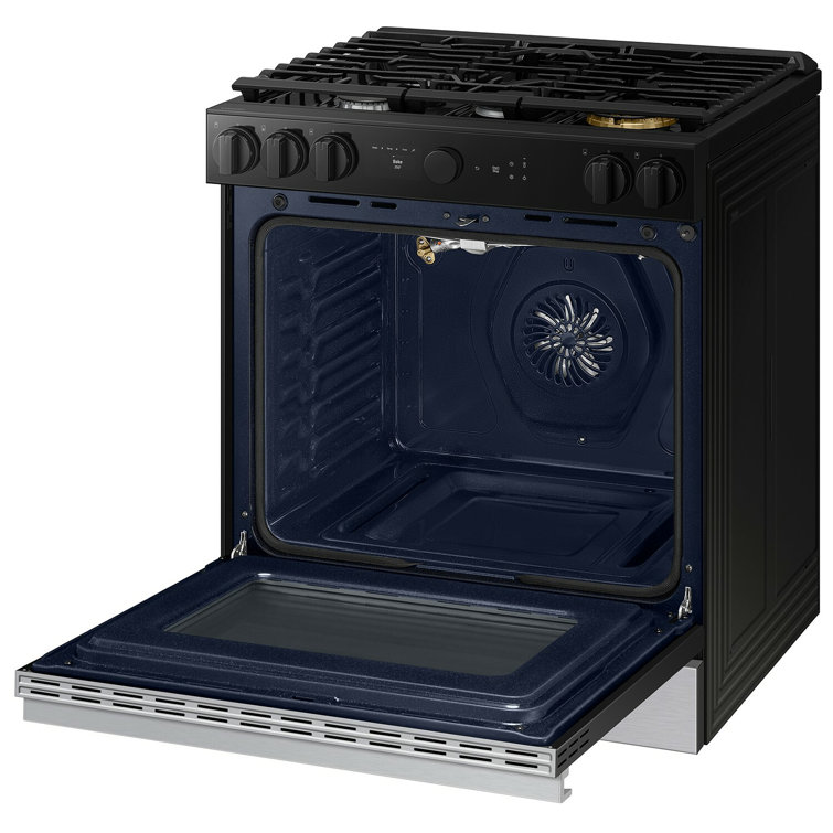 Samsung 6.0 Cu. Ft. Stainless Steel Smart Slide-In Gas Range