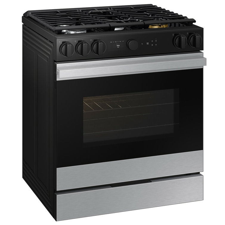 Samsung 6.0 Cu. Ft. Stainless Steel Smart Slide-In Gas Range