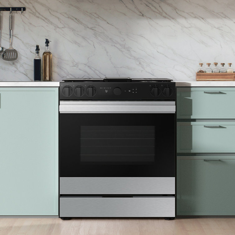 Samsung 6.0 Cu. Ft. Stainless Steel Smart Slide-In Gas Range