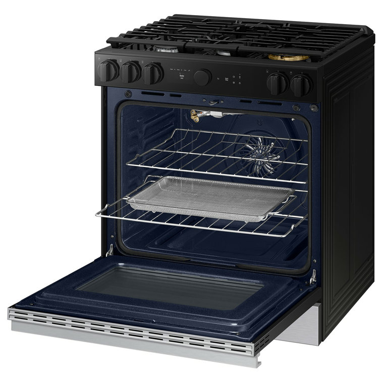 Samsung 6.0 Cu. Ft. Stainless Steel Smart Slide-In Gas Range