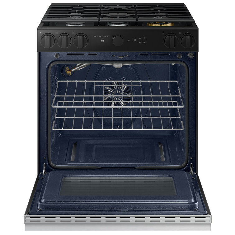 Samsung 6.0 Cu. Ft. Stainless Steel Smart Slide-In Gas Range