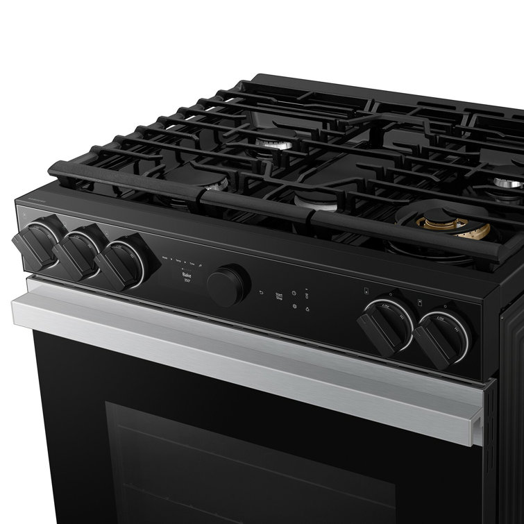 Samsung 6.0 Cu. Ft. Stainless Steel Smart Slide-In Gas Range