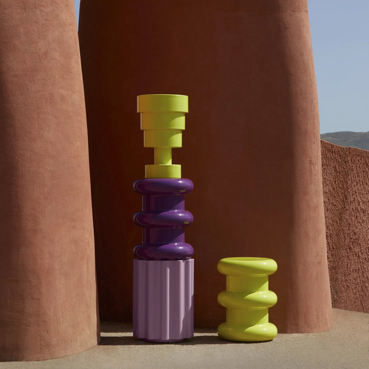 Calice Tribute Pink Thermoplastic Table Vase