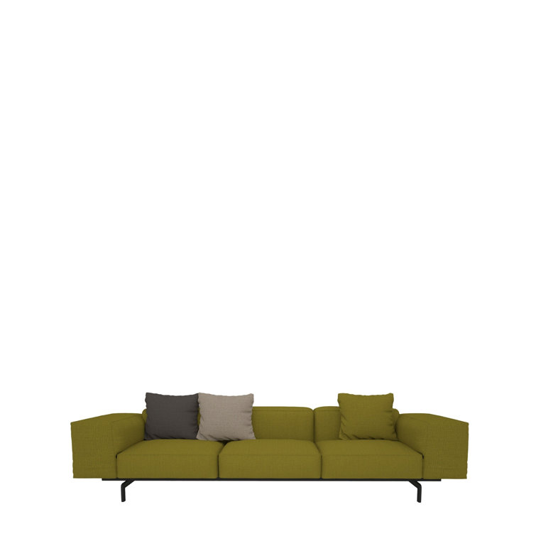 Largo 116" Gubbio Sand 3-Seater Sofa by Piero Lissoni