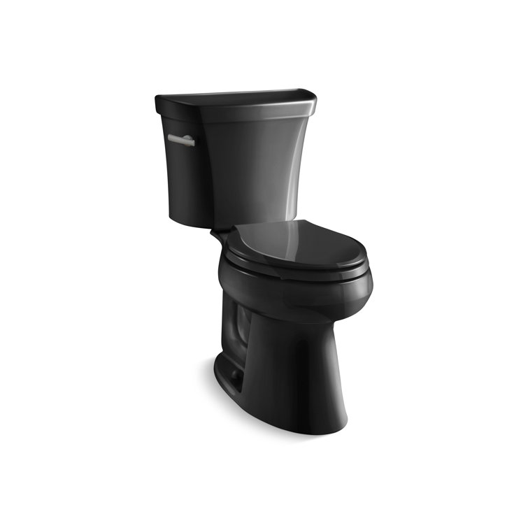 High Efficiency Black Elongated Two-Piece Toilet