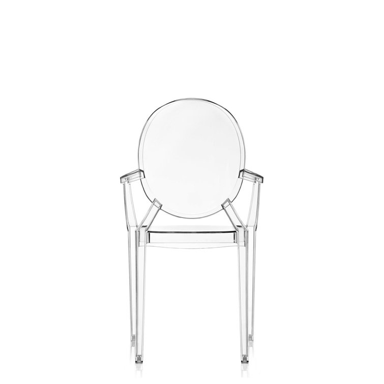 Crystal Clear Polycarbonate Dining Armchair