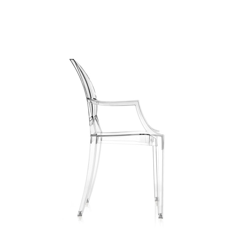 Crystal Clear Polycarbonate Dining Armchair