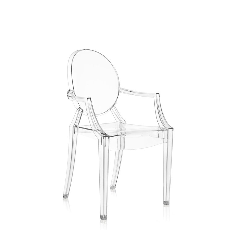 Crystal Clear Polycarbonate Dining Armchair