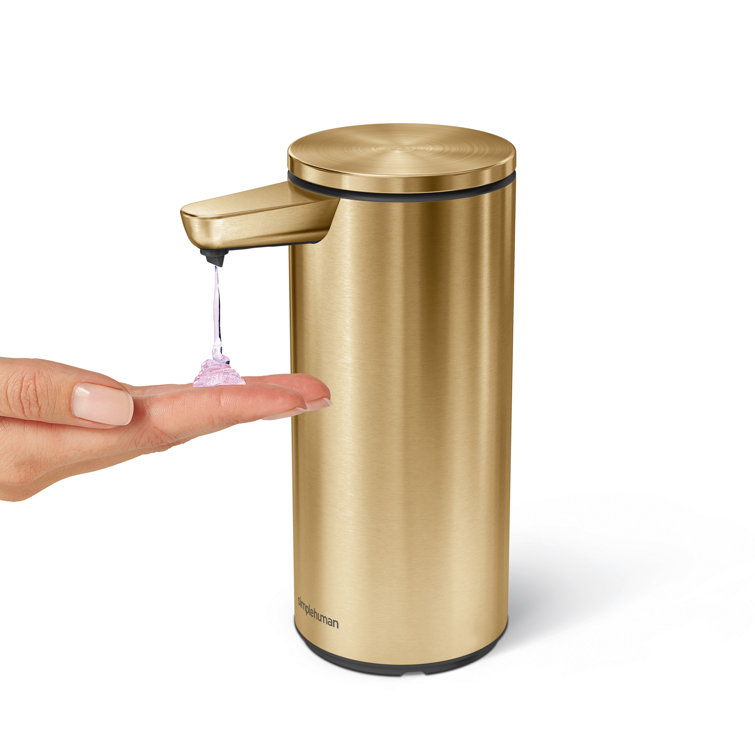 Brass Finish Round Automatic Soap Dispenser