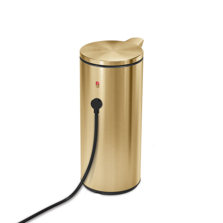 Brass Finish Round Automatic Soap Dispenser