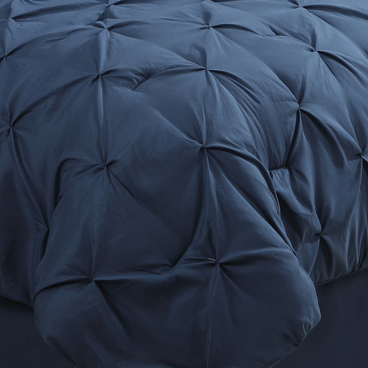 Taupe Twin Reversible Microfiber Comforter Set with Chevron Pattern