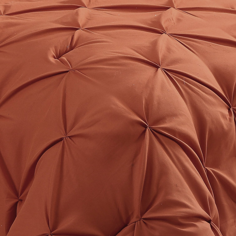 Taupe Twin Reversible Microfiber Comforter Set with Chevron Pattern