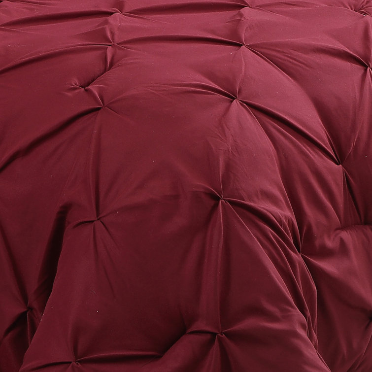Taupe Twin Reversible Microfiber Comforter Set with Chevron Pattern