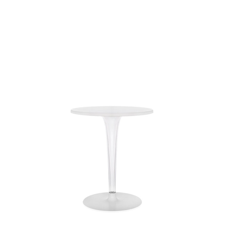 Starck Dr. Yes 24" White Melamine Round Coffee Table