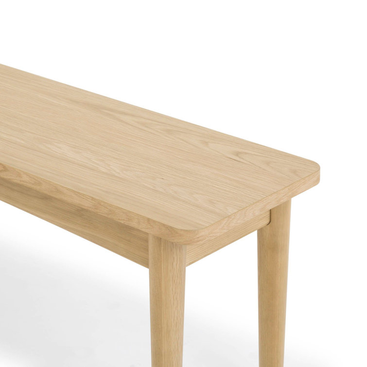 Lumina Natural Oak and MDF Dining Bench