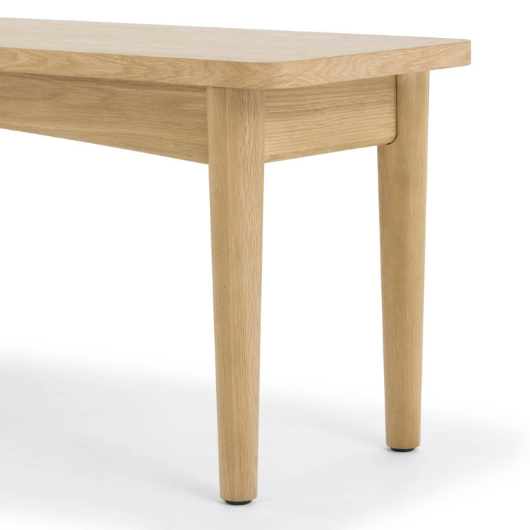 Lumina Natural Oak and MDF Dining Bench