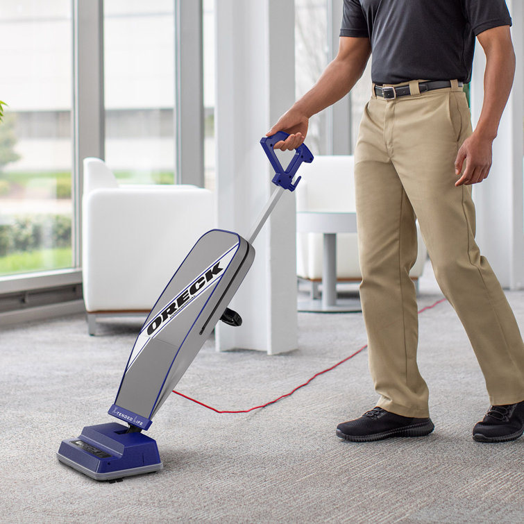 Oreck Blue and Gray Commercial Upright Vacuum Cleaner