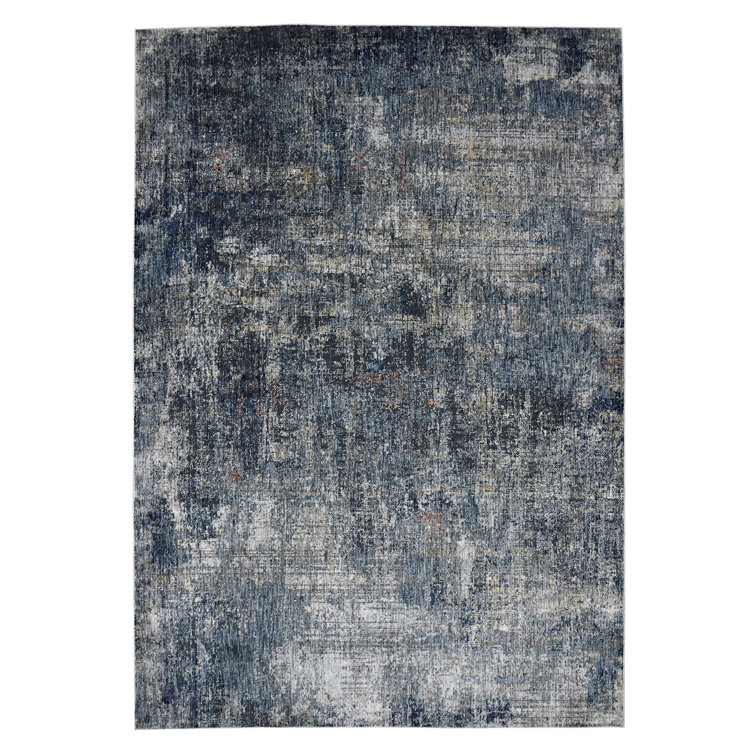 Gray 10' x 14' Hand-knotted Oriental Synthetic Rug