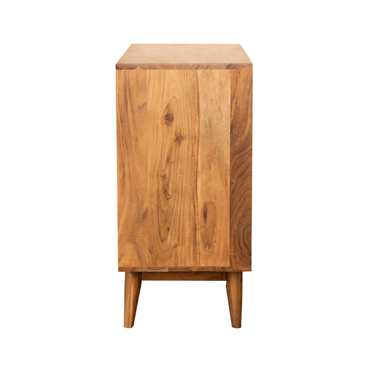 Lantana Transitional Brown 38'' Natural Wood Console Cabinet
