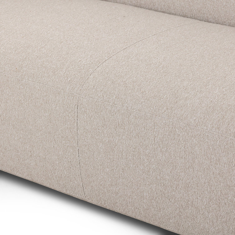 Crete Pebble Fabric Pillow-top Arm Sofa