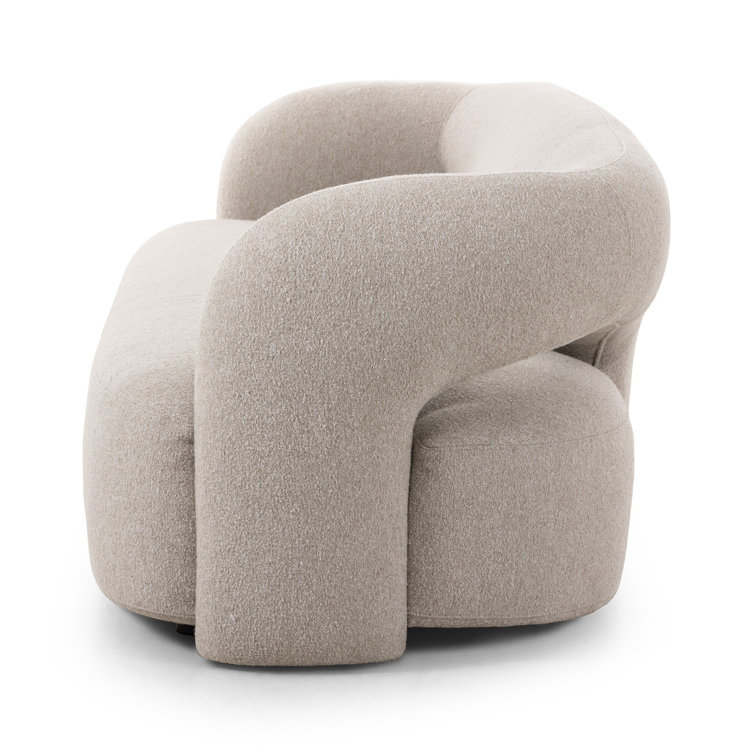Crete Pebble Fabric Pillow-top Arm Sofa
