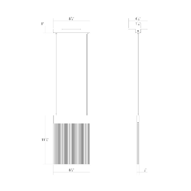Mini Brass and Aluminum LED Indoor/Outdoor Pendant Light